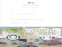 Tablet Screenshot of oldgoldcars.com